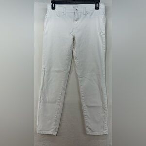 Lila Ryan‎ Mid Rise White Skinny Jeans Womens Size 31 (Actual 32x26.5)